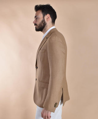 Giacca Breras Milano cammello Aquila lana vergine AQUILAGA470 BRERAS Milano