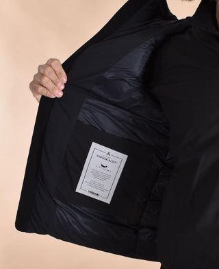 Giubbotto Piumino Heskimo puffer bistretch nero 44001802 HèSKIMO