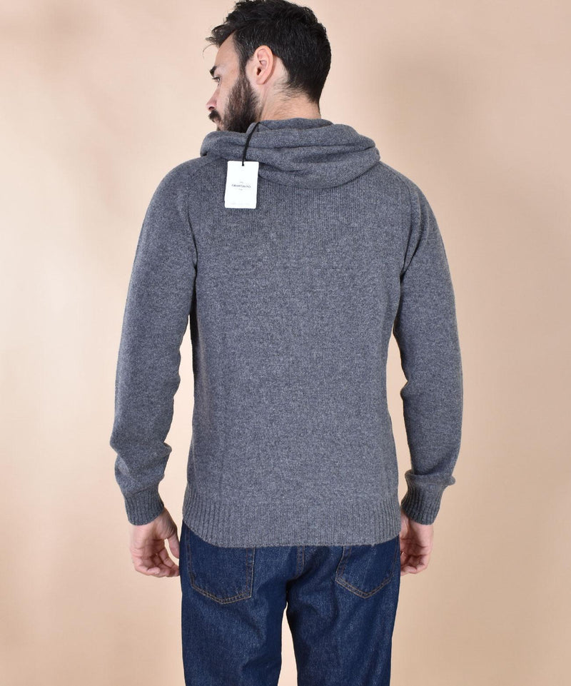 Felpa maglia Gran Sasso Super geelong grigio 24172 25024093 GRAN SASSO