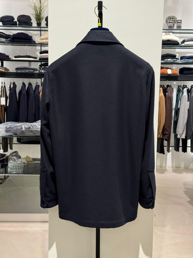 GIacca Santaniello blu sahariana 373679B SANTANIELLO