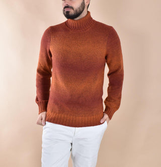 Maglia dolcevita Gran Sasso ruggine sfumature 13868 18900360 GRAN SASSO