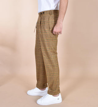 Pantalone Berwich barber principe galles ocra AM172501 BERWICH