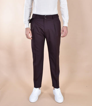 Pantalone Be Able Andy bordeaux cinturino GBC AND02 BE ABLE