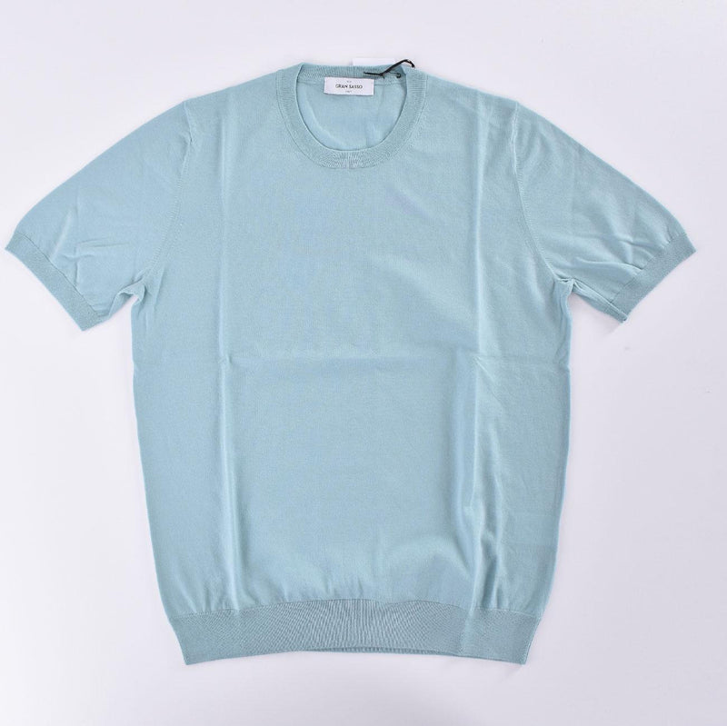 Maglia Gran Sasso fresh cotton verde acqua 