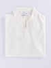 Polo Daniele Fiesoli zip bianco