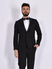 Black Tuxedo Symbols Suit