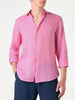 Camicia Mc2 Saint Barth rosa pamplona lino
