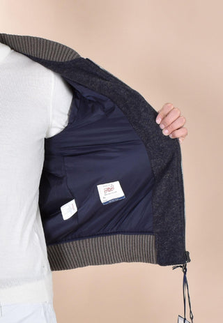 Giubbotto BoB bomber Kelly pelle lana KELLY1674 BOB