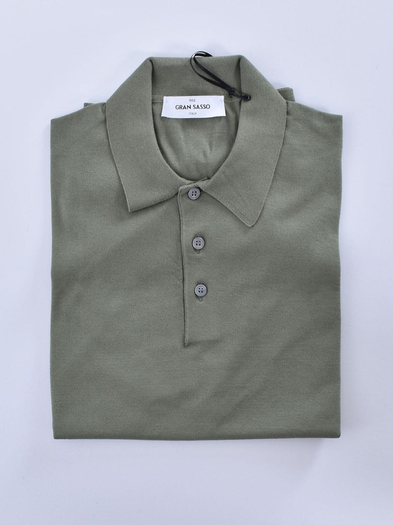 Polo Gran Sasso Fresh Cotton verde 
