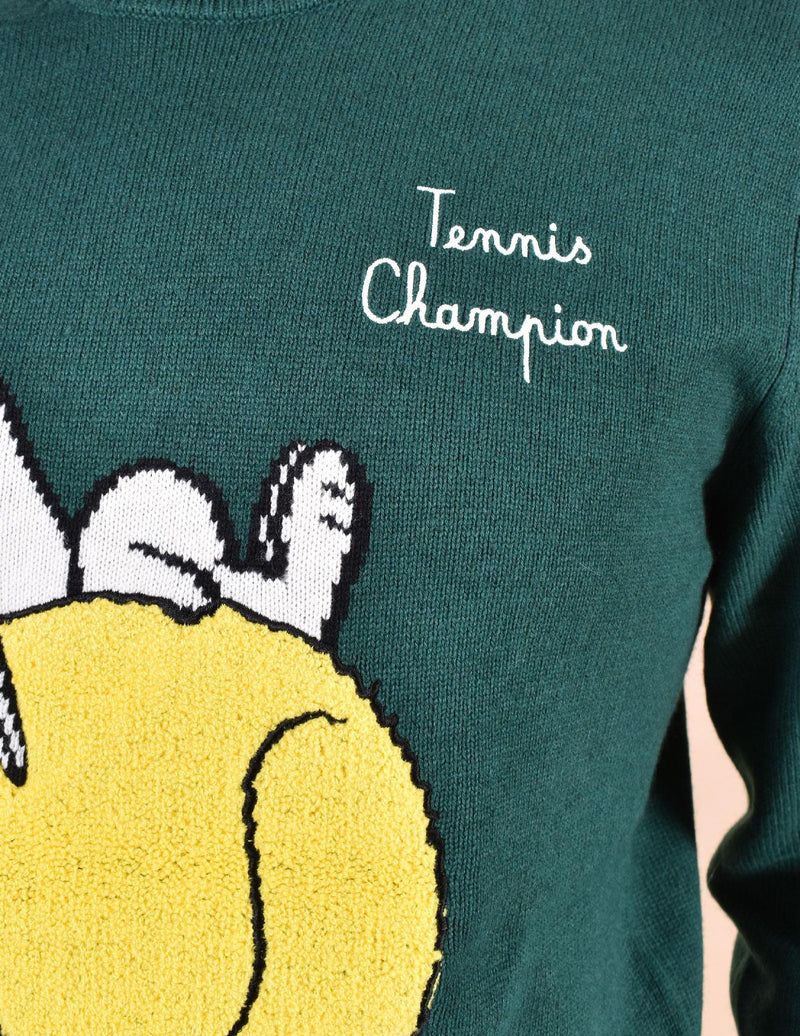 Maglia Mc2 Saint Barth Snoopy tennis terry verde 0308151 MC2 SAINT BARTH