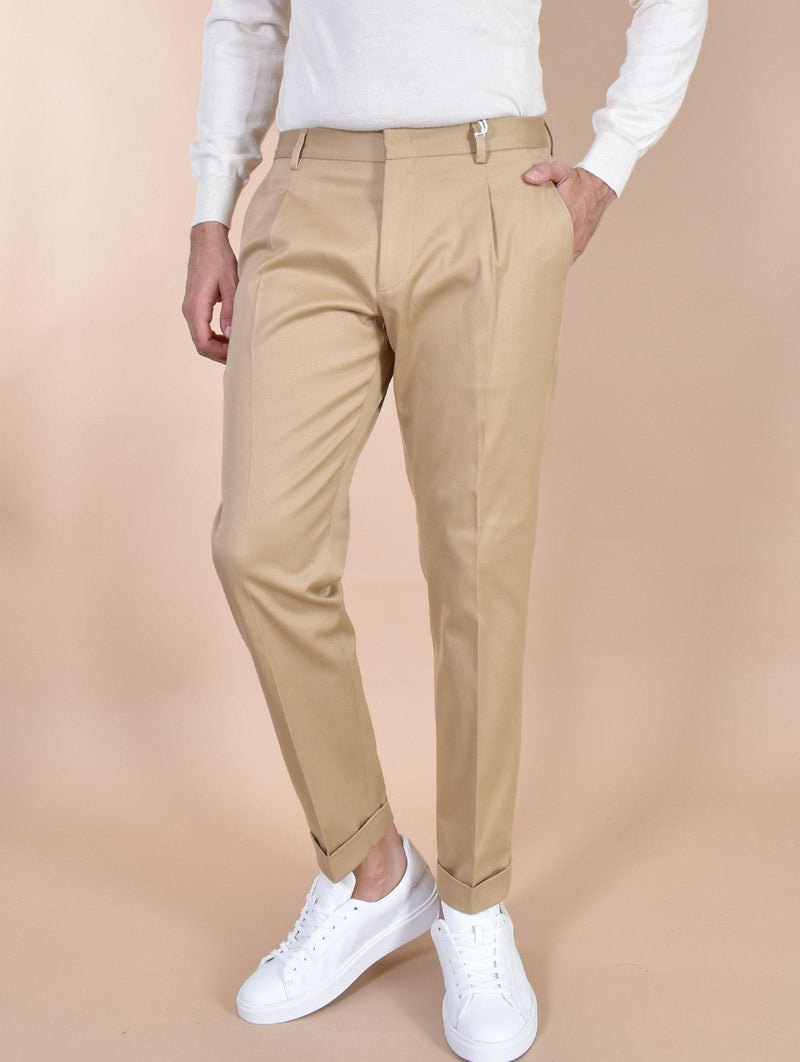 Pantalone Be Able ricky regular beige twill GSO GSO RICK01 BE ABLE