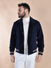 Giubbotto Circolo 1901 blu Varsity Corduroy