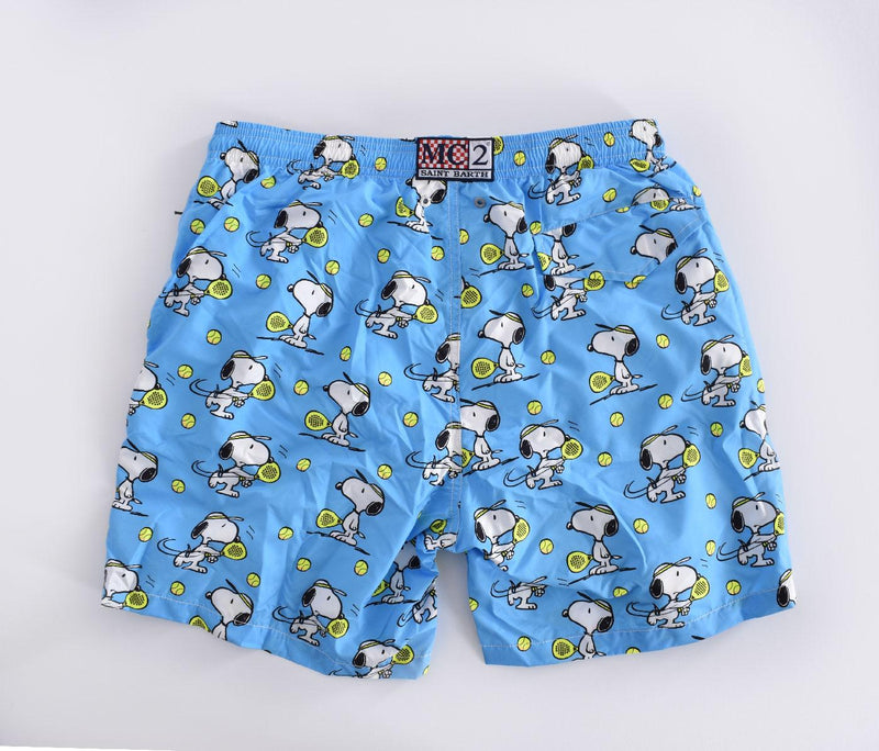 Costume bagno Mc2 Saint Barth Snoopy padel celeste 