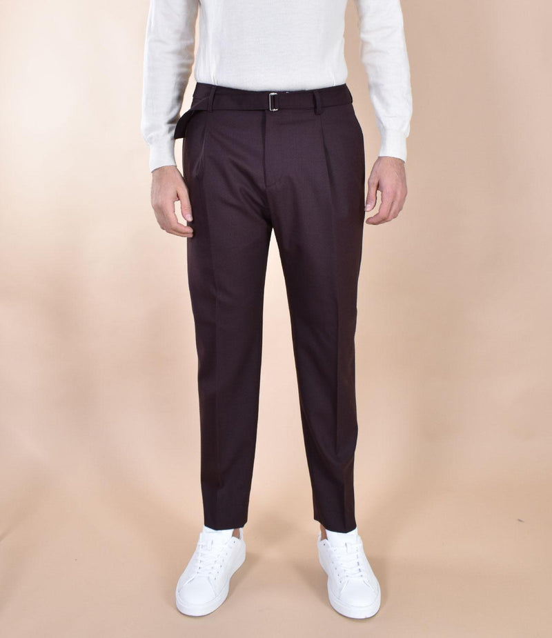 Pantalone Be Able Andy bordeaux cinturino GBC AND02 BE ABLE
