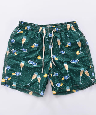 Costume bagno Mc2 Saint Barth rich meal verde calici 0127051 MC2 SAINT BARTH