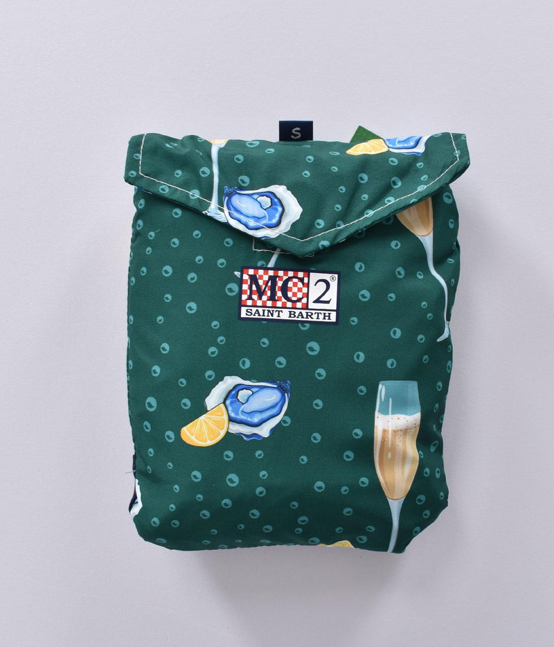 Costume bagno Mc2 Saint Barth rich meal verde calici 