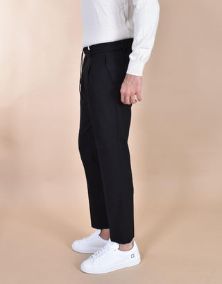 Pantalone Be Able Riccardo nero WML lacci WML RIC03 BE ABLE