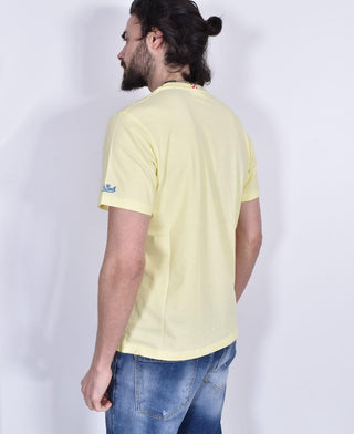 T-shirt Mc2 Saint Barth Espresso Martini giallo paglino 0355692 MC2 SAINT BARTH