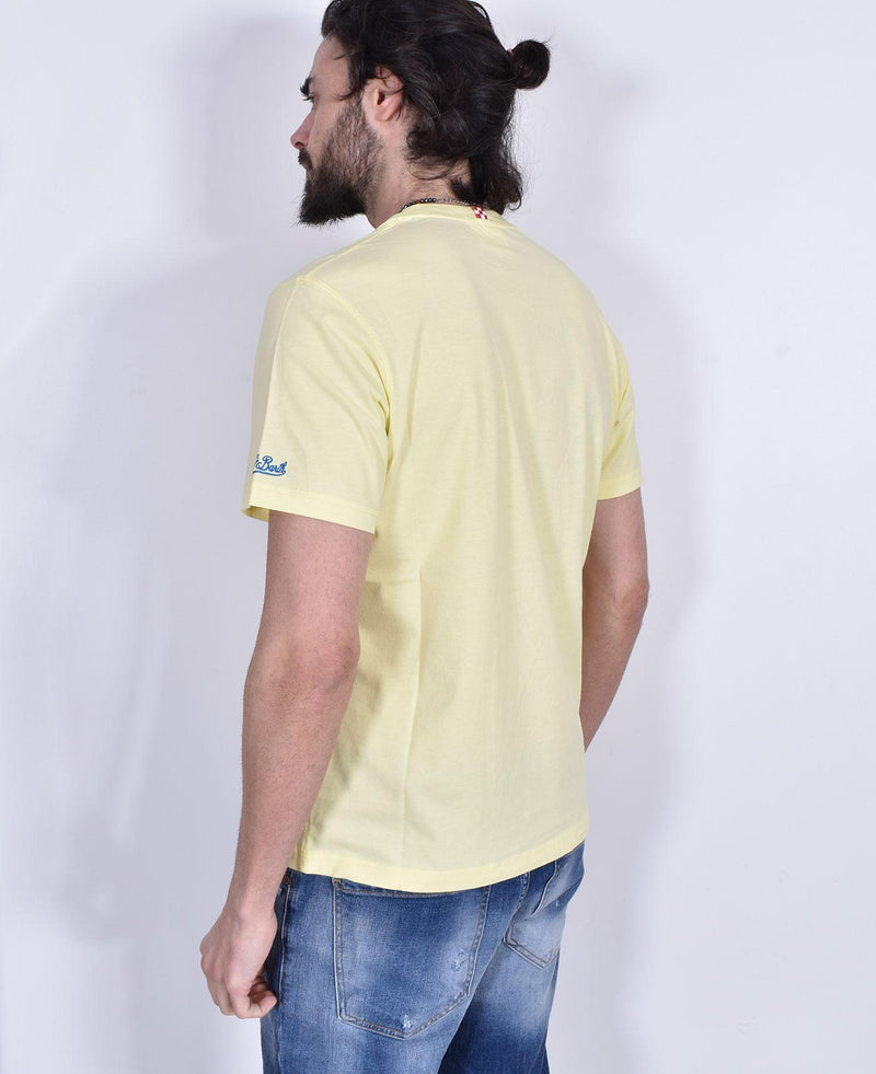 T-shirt Mc2 Saint Barth Espresso Martini giallo paglino 0355692 MC2 SAINT BARTH
