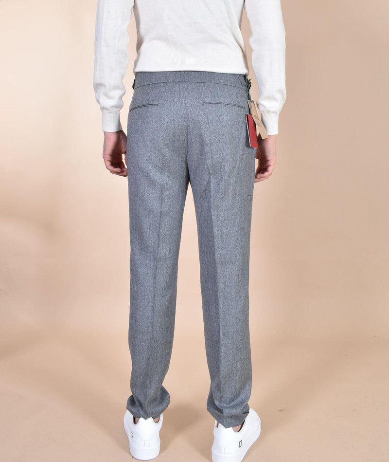 Pantalone Berwich italiano retrochic fibbia grigio RD547002 BERWICH