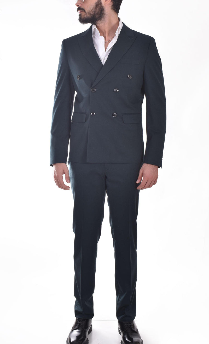 Abito Marcel Morel doppiopetto verde 