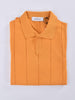 Polo Gran Sasso fresh cotton scollo V tennis arancio