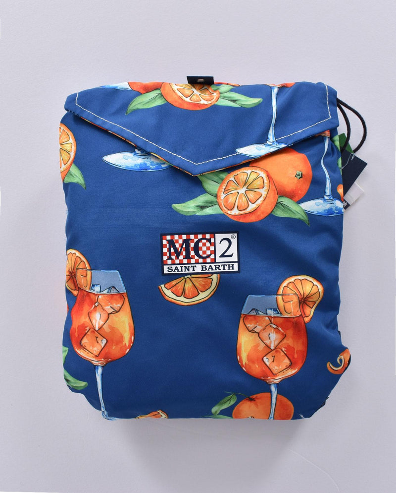 Costume bagno Mc2 Saint Barth orange taste blu 