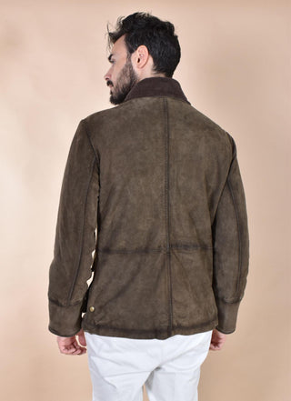 Giubbotto jack Leather caccia camoscio Balmoral BALMORAL651 THE JACK LEATHERS