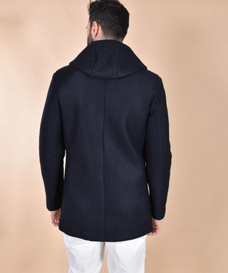 Cappotto BoB blu notte Wick cappuccio WICK15302 BOB