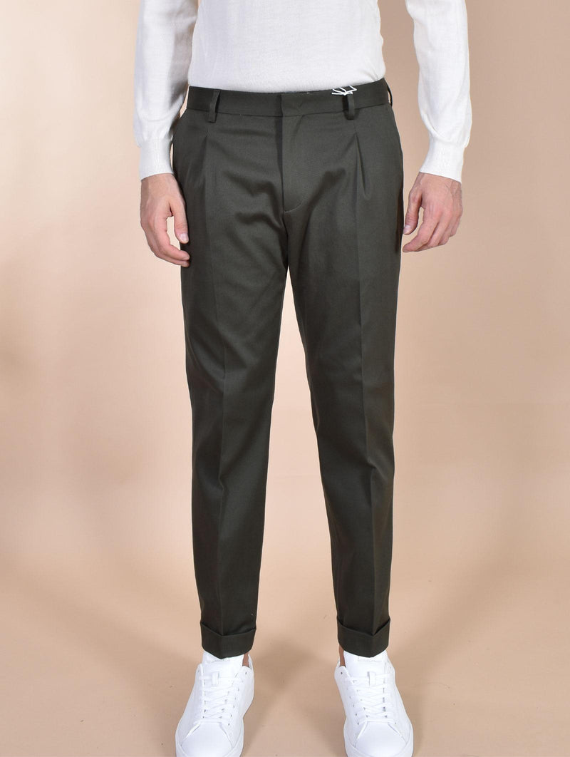 Pantalone Be Able ricky regular verde twill GSO GSO RICK06 BE ABLE