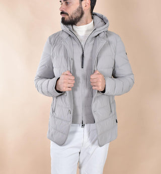 Giubbotto Duno Master Licosa tortora cappuccio MASTER H023 DUNO