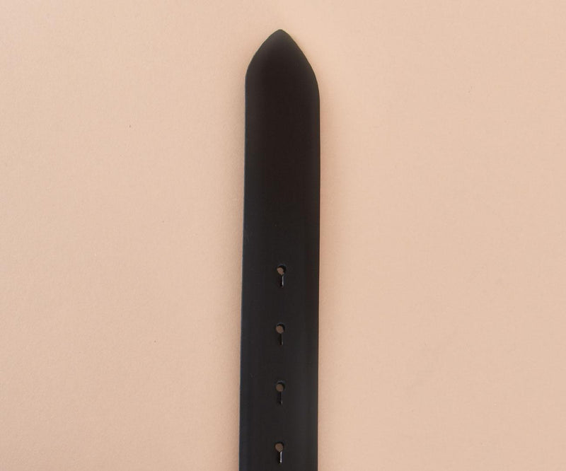 Cintura ORciani iconic nero logo U0834101 ORCIANI