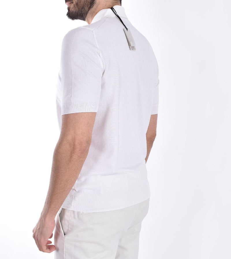 Polo Gran Sasso Organic cotton bianca 