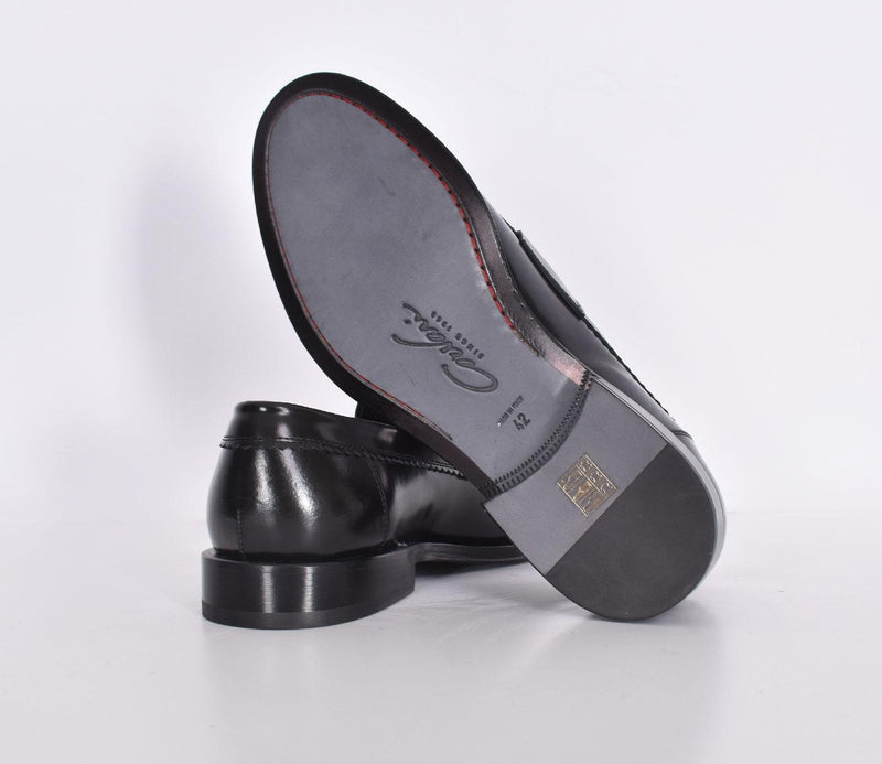 Scarpe Corvari Wembley mocassini nappine handmade 1824519 CORVARI