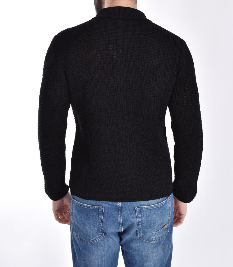 CArdigan camicia Tagliatore Paulie nero 