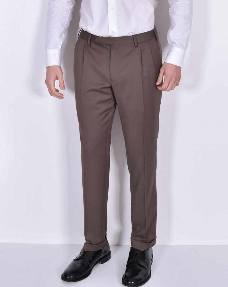 Abito Santaniello Vitale Barberis cacao 110's 4508V50656 SANTANIELLO