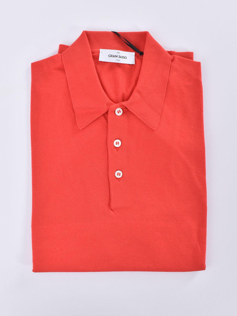 Polo Gran Sasso Fresh Cotton corallo 