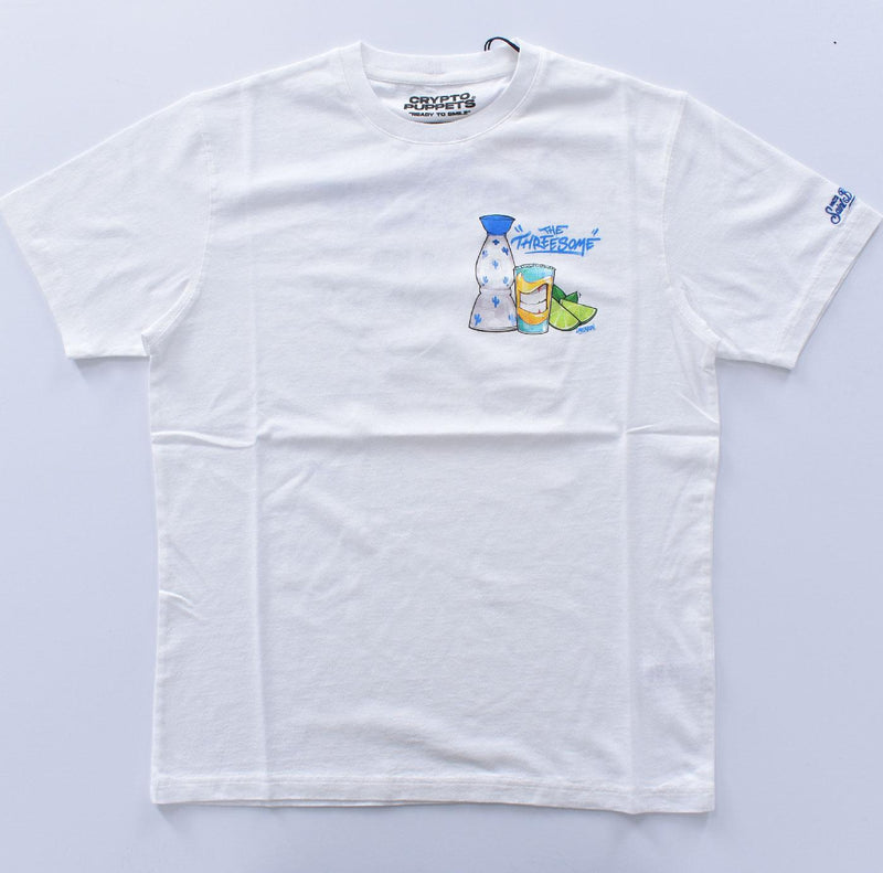 T-shirt Mc2 Saint Barth Crypto puppet Tequila threesome 0296101 MC2 SAINT BARTH