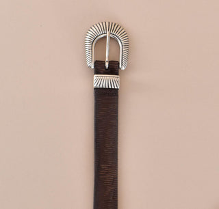 Cintura Orciani sottile blade marrone U0828501 ORCIANI