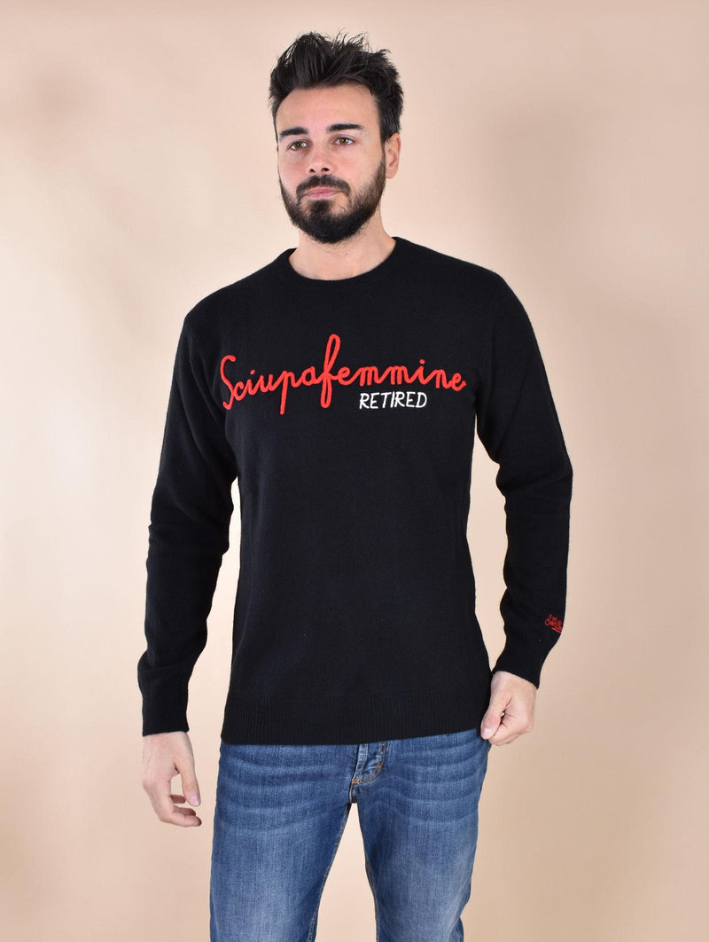 Maglia Mc2 Saint BArth nera Sciupafemmine Retired 0279400 MC2 SAINT BARTH