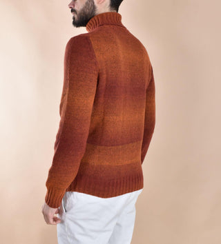 Maglia dolcevita Gran Sasso ruggine sfumature 13868 18900360 GRAN SASSO