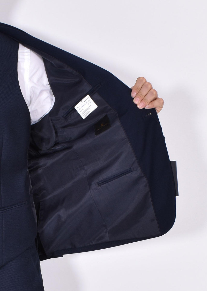 Abito Marcel Morel smoking gilet doppiopetto blu 