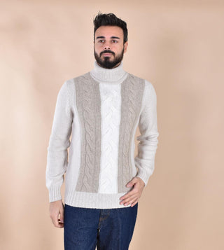 Dolcevita Gran Sasso Super geelong treccia beige 13130 25078054 GRAN SASSO