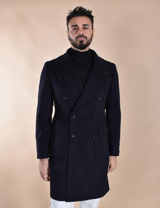 Cappotto Tagliatore doppiopetto Carlo Z blu notte CARLOZB5054 TAGLIATORE
