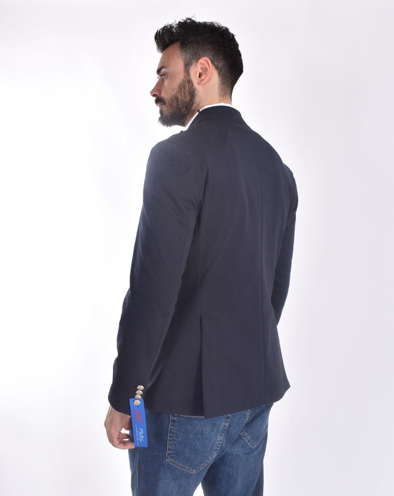 Giacca BoB doppiopetto Oscar blu notte 