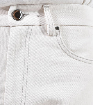 Pantalone jeans Berwich chiaia bianco risvolti KK10000 BERWICH