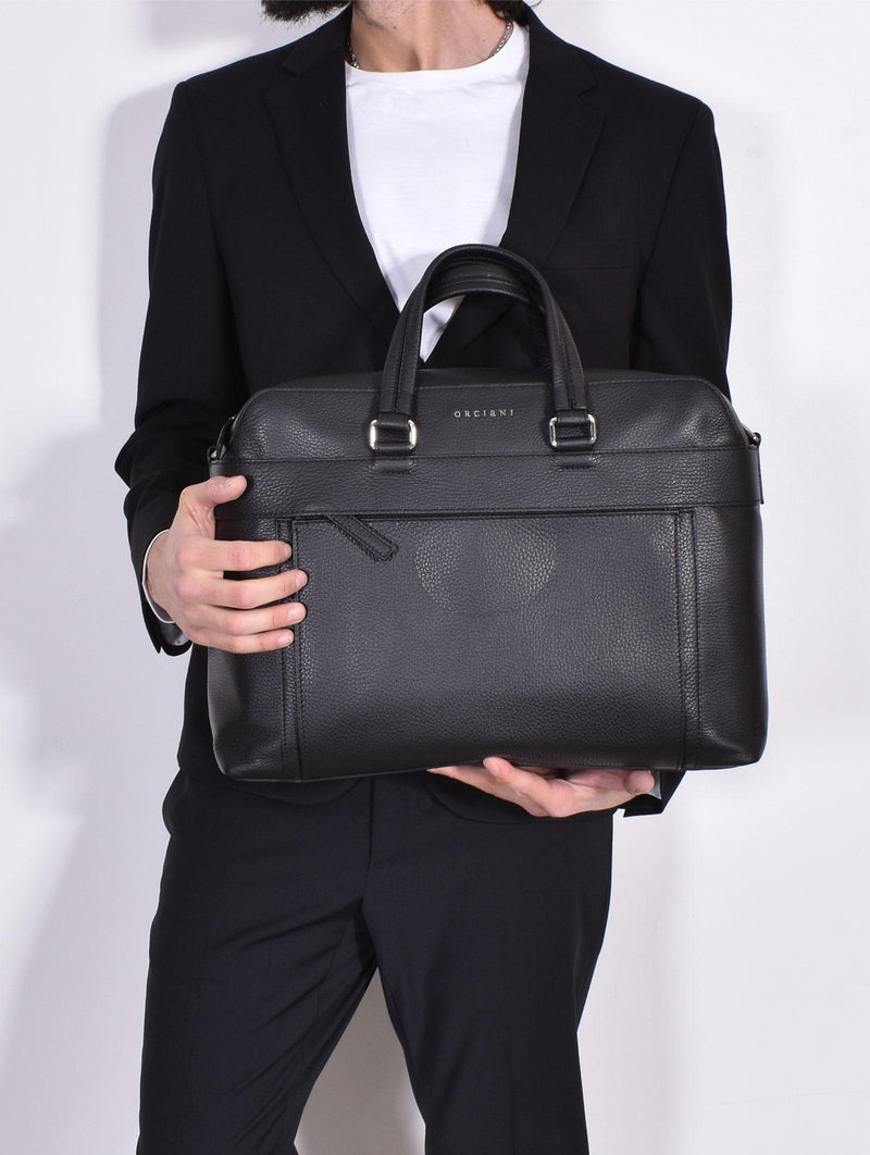 Borsa Orciani ventiquattrore nero micron lavoro 