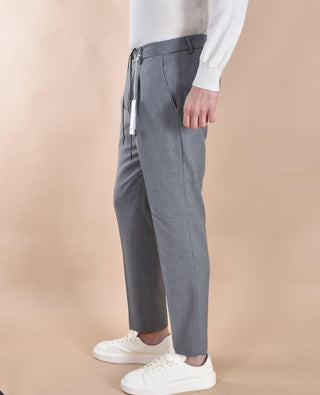 Pantalone Be Able Riccardo grigio laccio RICC GLE01 BE ABLE