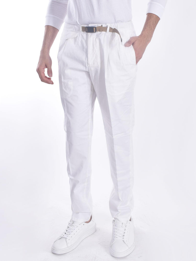 Pantalone Whitesand elastico in vita bianco 