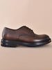 Scarpe Green George derby Scotch moro